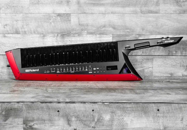 red keytar